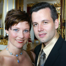 The engagement between Princess Märtha Louise and Ari Behn was announced 13 Desember 2001. Photo: Lise Åserud / Scanpix.